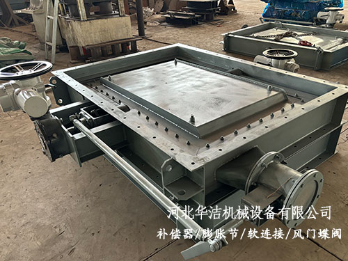 济南双百叶电动挡板门