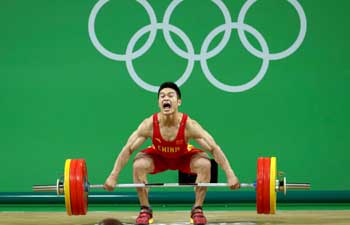 中国军团第8金产生—男子69公斤级举重夺冠